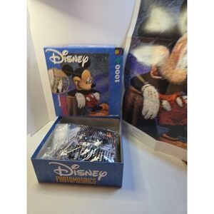 Disney Mickey Mouse 1000 Piece Puzzle Robert‎ Silvers Photomosaic 27" x 20"